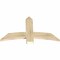 Ekena Millwork Bellingham Rough Sawn Timber Gable Bracket, Douglas Fir, 48"W x 28"H x 2"D x 6"F, 14/12 Pitch GBW048X28X0206BEL00RDF - alternate 4
